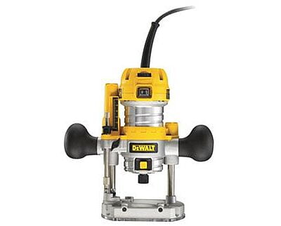 Dewalt 900W 8mm (1/4") variable speed plunge router