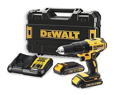 Dewalt 18V, 1.5Ah, 13mm, XR Drill Driver - Tstak (Brushless)