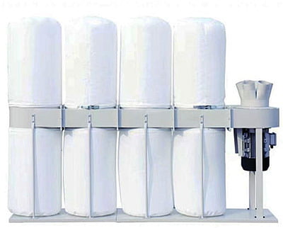 Dust Collection Unit 7.5 HP with 4 Filter bag