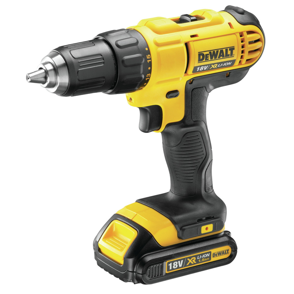 Dewalt 18V, 1.5Ah, 13mm Compact Drill Driver