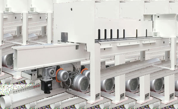 Nanxing CNC Beam Saw NPC280-18.5KW 9 Gripper | Opticut | Label Printer | Blade Set | AC | Grooving